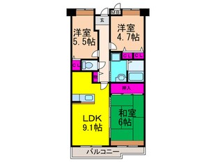 プレルディオ豊中南の物件間取画像